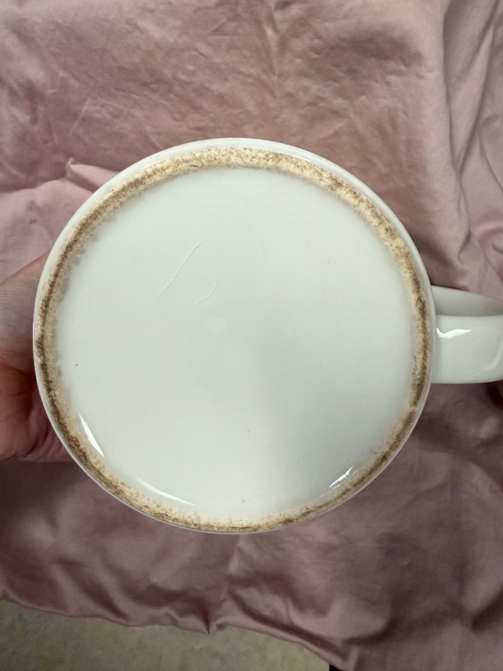 White Ceramic Pitcher | Modern Farmhouse Kitchen Decor - Picture 3 of 3